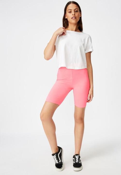 Cotton On - Basic bike shorts - pink