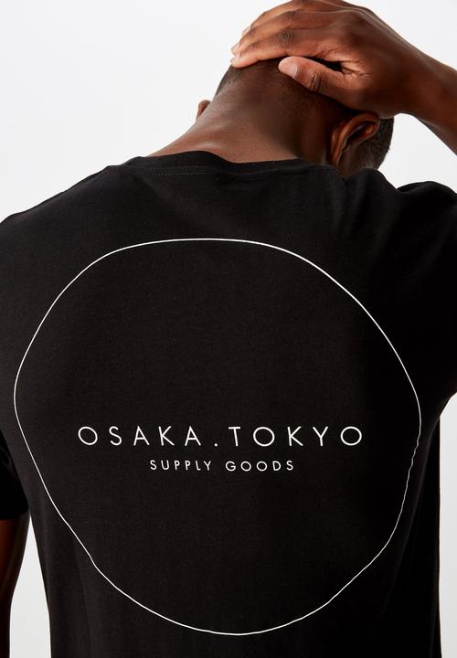 Cotton On - Tbar text T-shirt - black