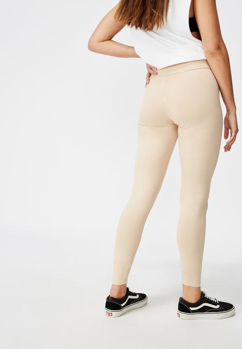 Cotton On - High waisted legging - neutral
