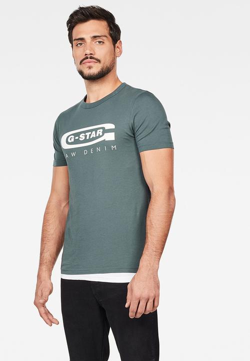 G-STAR - Graphic 4 slim T-shirt - grey