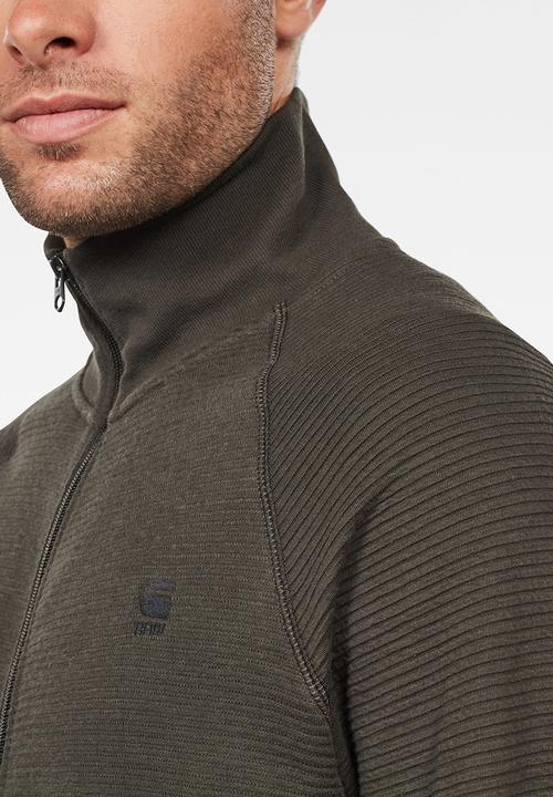 G-STAR - Jirgi zip long sleeve sweats - grey