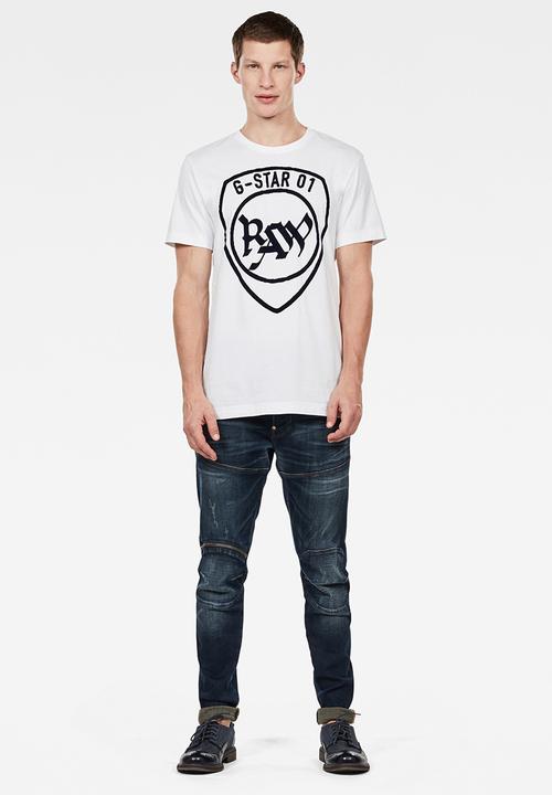 G-STAR - Graphic 10 short sleeve T-shirt - white