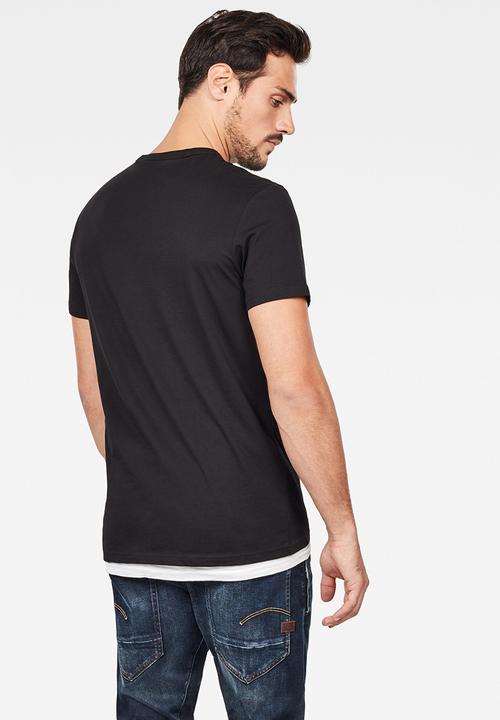 G-STAR - Graphic 12 T-shirt - black