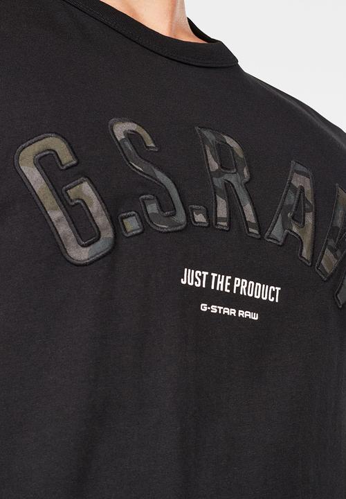 G-STAR - Graphic 12 T-shirt - black
