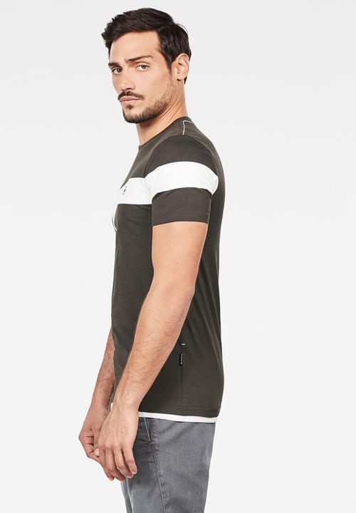 G-STAR - Graphic 13 slim short sleeve T-shirt - grey