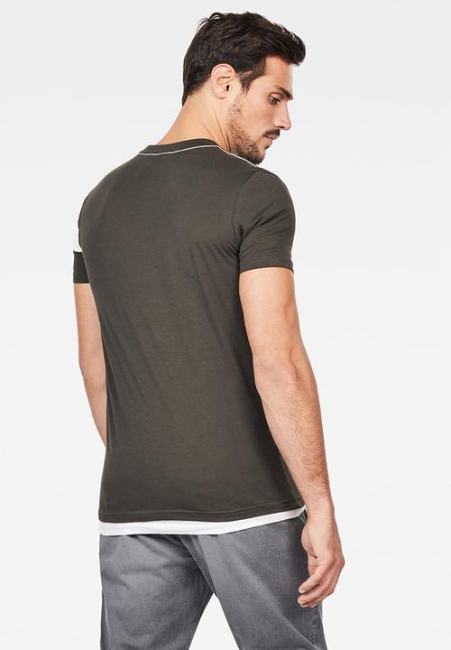 G-STAR - Graphic 13 slim short sleeve T-shirt - grey
