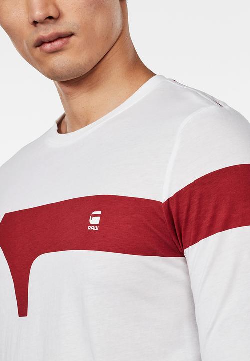 G-STAR - Graphic 13 slim long sleeve T-shirt - white
