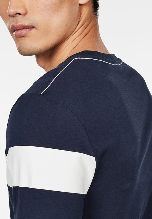 G-STAR - Graphic 13 slim long sleeve T-shirts - navy