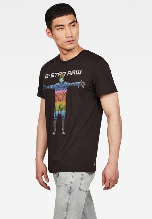 G-STAR - Graphic 6 T-shirt - black