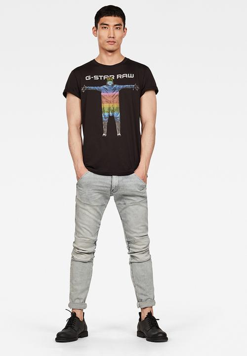G-STAR - Graphic 6 T-shirt - black