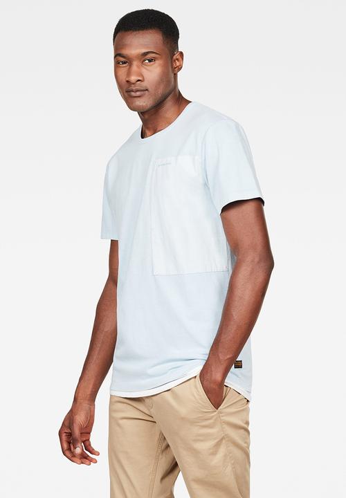 G-STAR - Pocket T-shirt - blue
