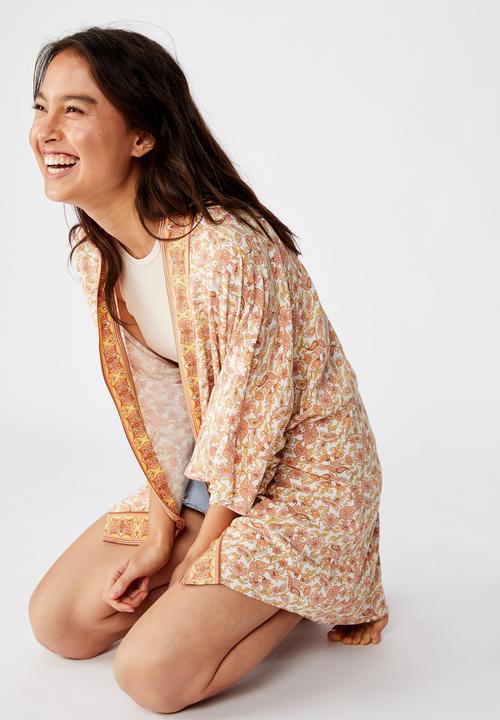 Cotton On - Wanderlust kimono - multi