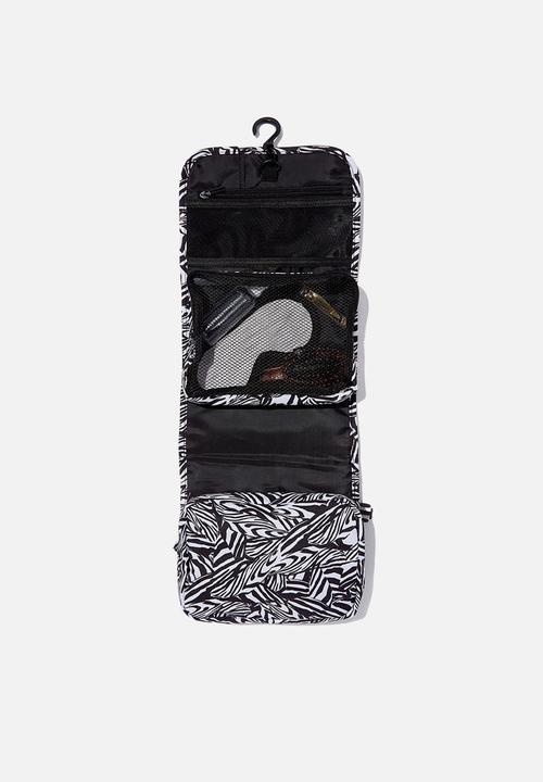 LOST - Large wash bag - black & white