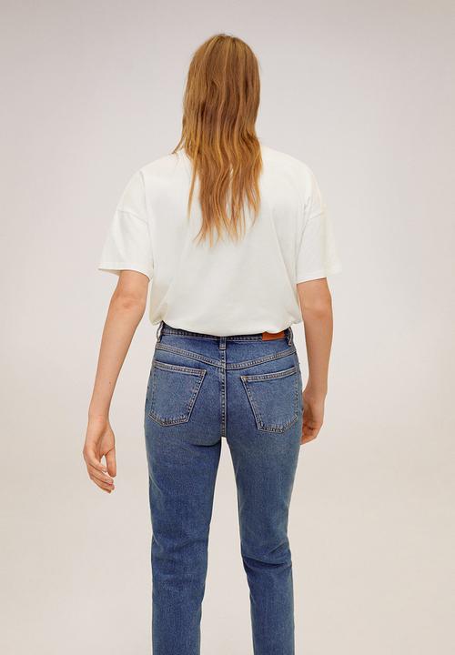 MANGO - T-shirt revoper - cream