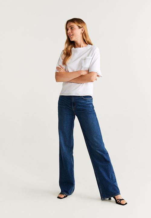 MANGO - T-shirt bubble - white
