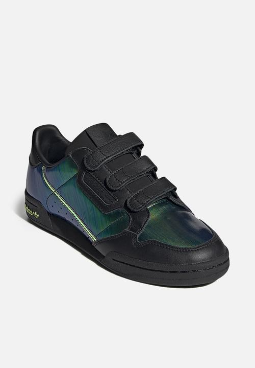adidas Originals - Continental 80 strap Core black / hi-res yellow