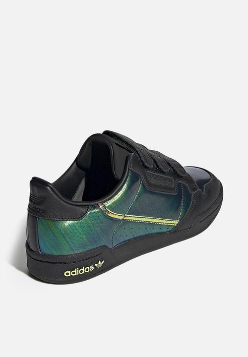 adidas Originals - Continental 80 strap Core black / hi-res yellow