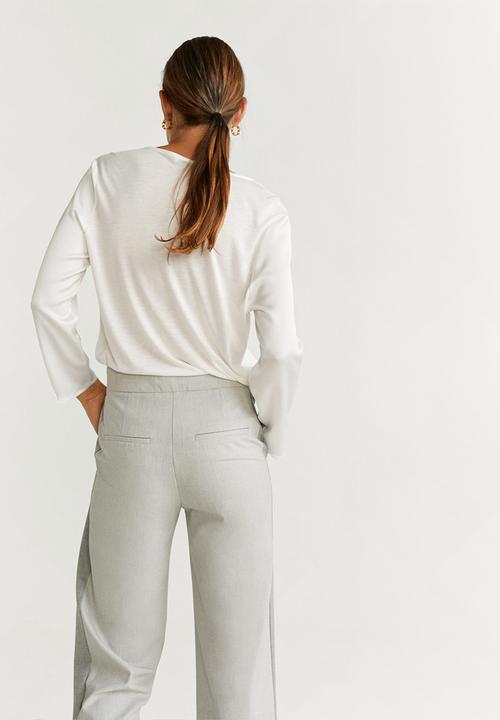 MANGO - T-shirt chemaoc - white