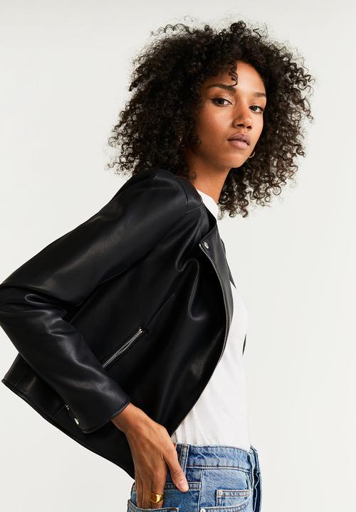 MANGO - Jacket marcmoto - black