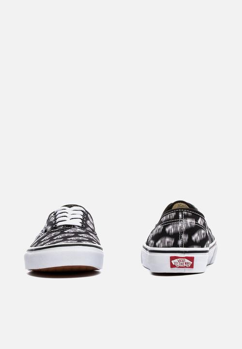 Vans - Vans UA authentic - (blur boards) black/royal blue