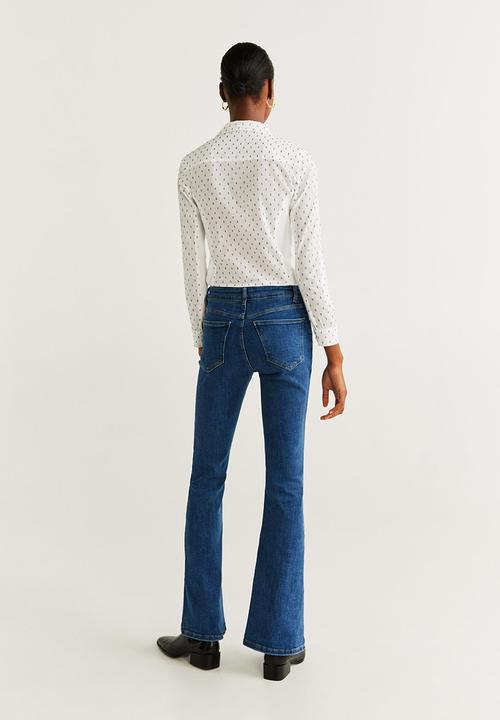 MANGO - Shirt planitap - white