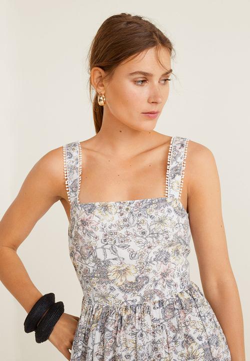 MANGO - Back bow dress - multi