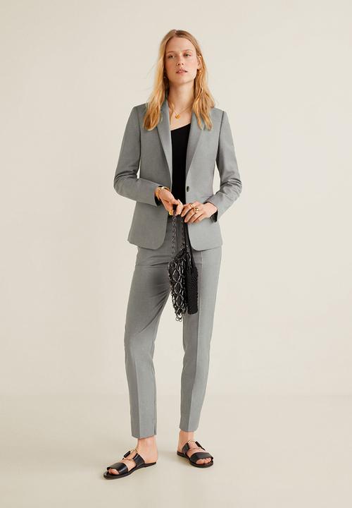 MANGO - Blazer boreal5 - grey