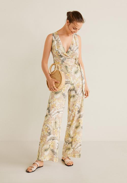 MANGO - Buckle detail jumpsuit - multi