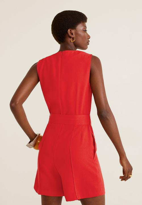MANGO - Playsuit bolterra - red