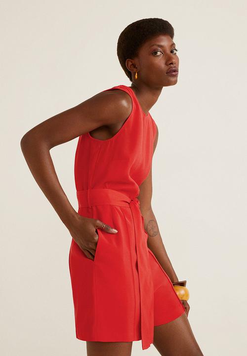 MANGO - Playsuit bolterra - red