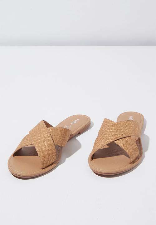 Cotton On - Everyday scarlett xover slide - neutral
