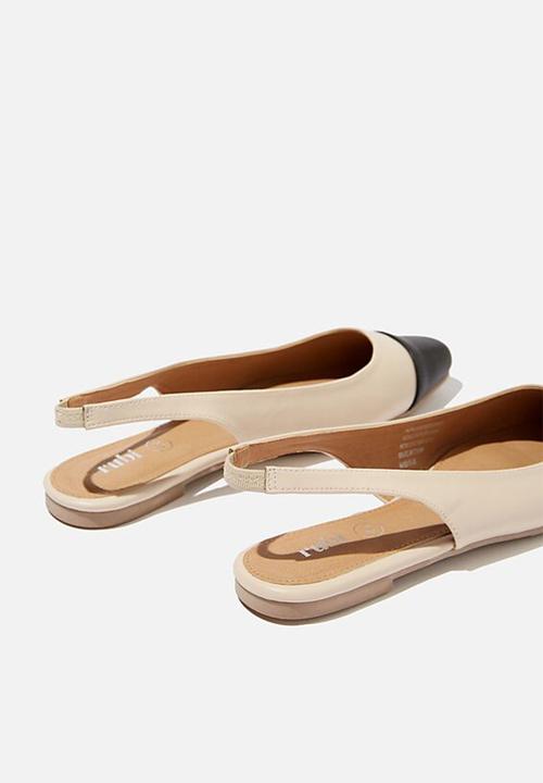 Cotton On - Ceylon slingback - beige & black 