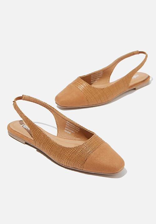 Cotton On - Ceylon slingback - tan