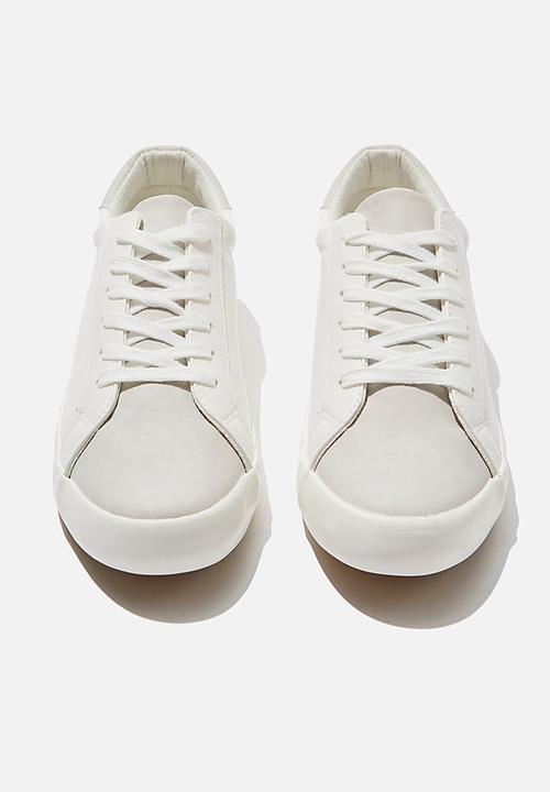 Cotton On - Ally low rise sneaker - white & grey