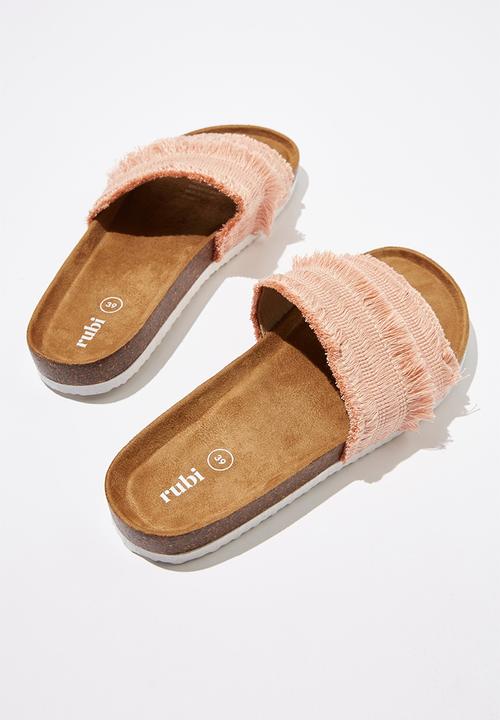 Cotton On - Rex single vamp slide - pink