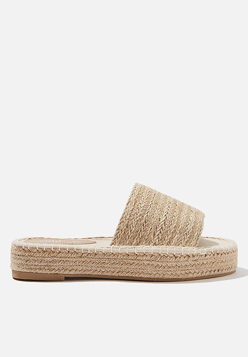 slip on espadrille sandals
