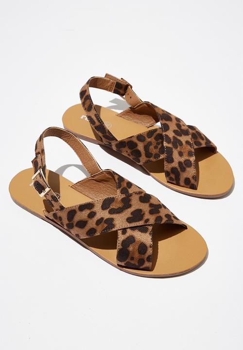 Cotton On - Hazel slingback sandals - brown