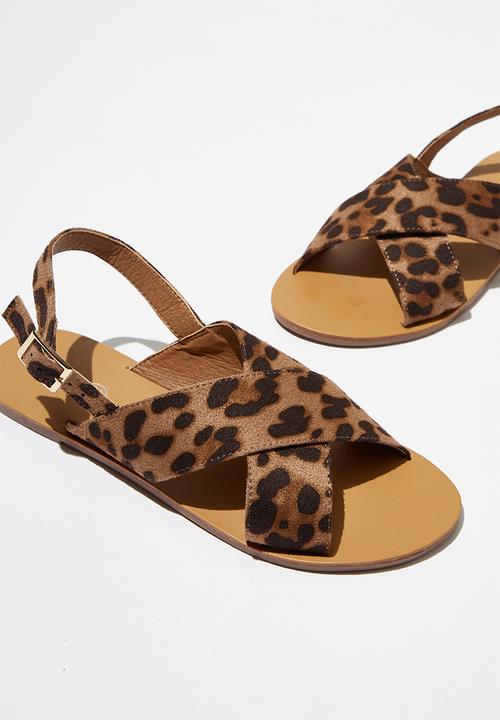 Cotton On - Hazel slingback sandals - brown