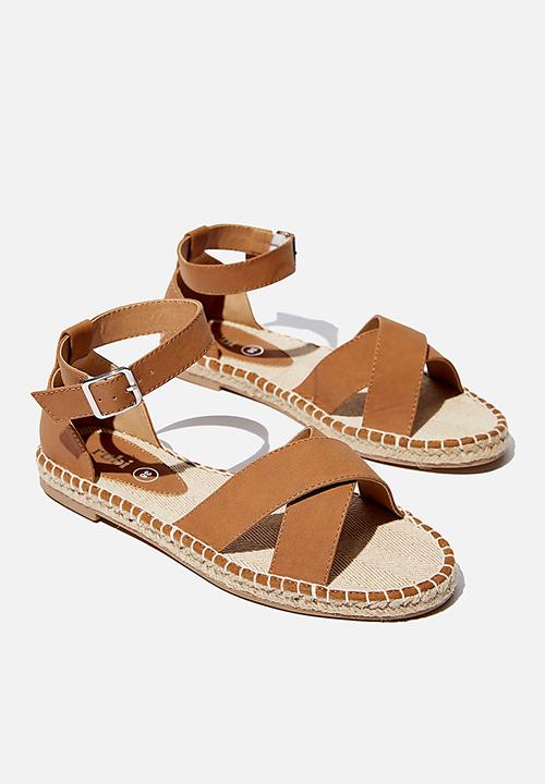 Cotton On - Annie crossover espadrilles - tan