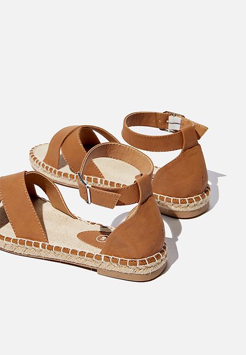 Cotton On - Annie crossover espadrilles - tan