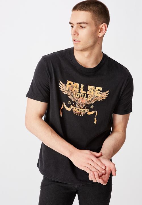 Factorie - Prophets of age regular graphic T-shirt - black 