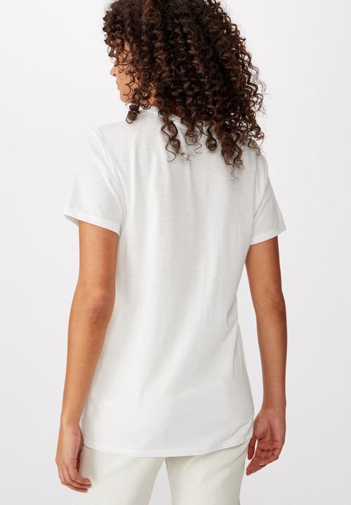 Cotton On - Classic vintage T-shirt hidden valley - white