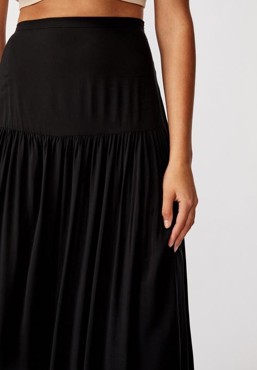 Cotton On - Nadia maxi skirt - black