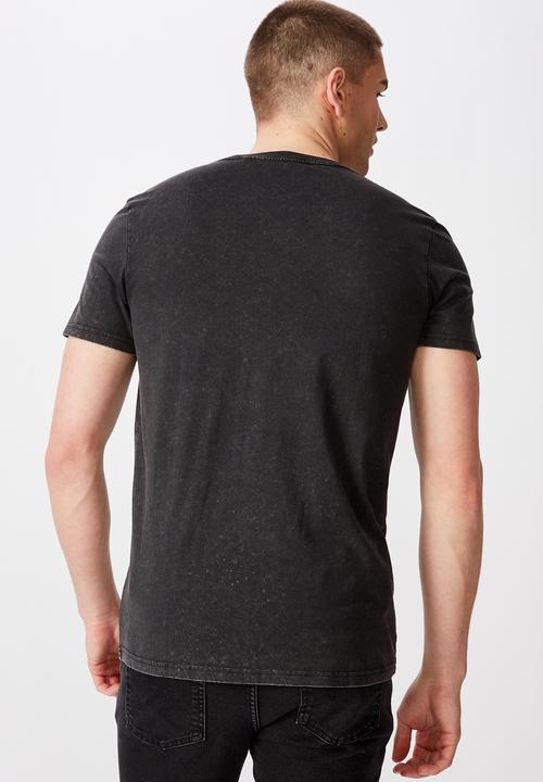 Factorie - Dagger slim graphic T-shirt - black