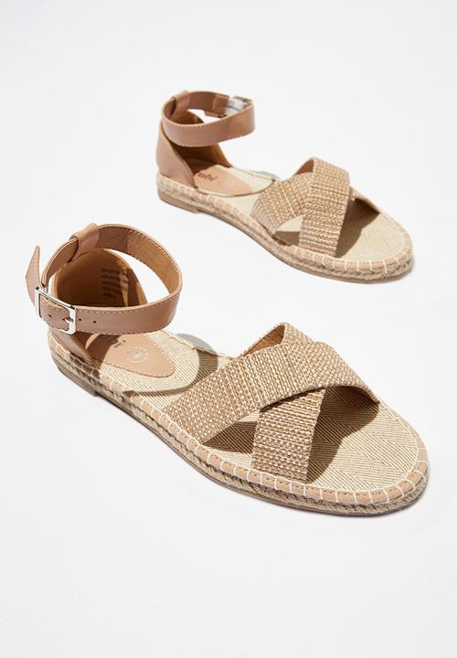 Cotton On - Annie crossover espadrille - neutral