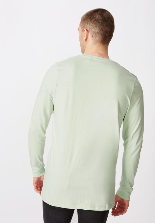 Factorie - Brooklyn NY slim long sleeve graphic T-shirt - green