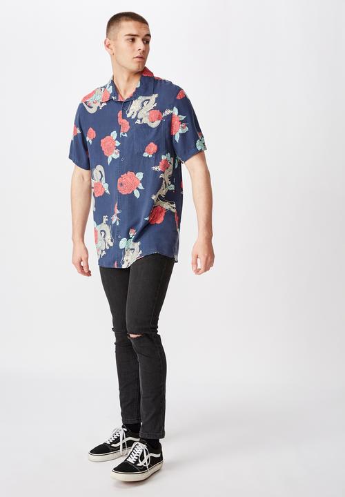 Factorie - Resort shirt - blue