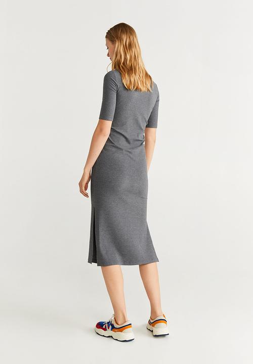 MANGO - Dress tere - grey