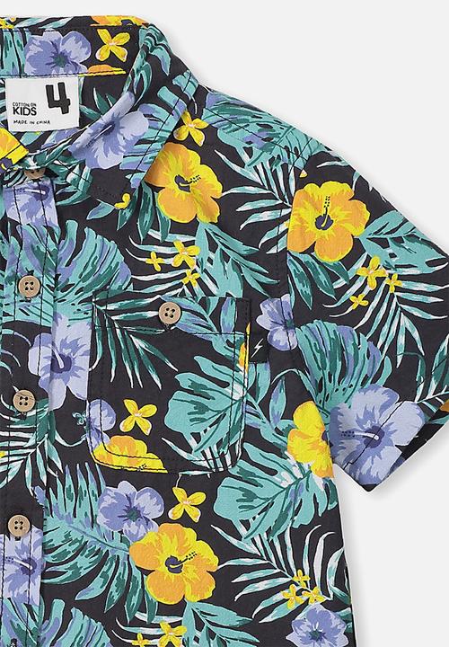 Cotton On - Tj short sleeve shirt - multi 