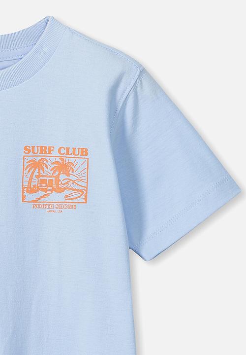 Cotton On - Max skater short sleeve tee - blue 
